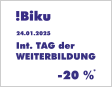 !Biku 24.01.2025 Internationaler Tag der Weiterbildung Angebot -20%