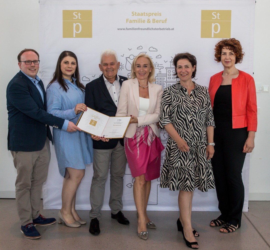 3. Platz beim Staatspreis Beruf und Familie